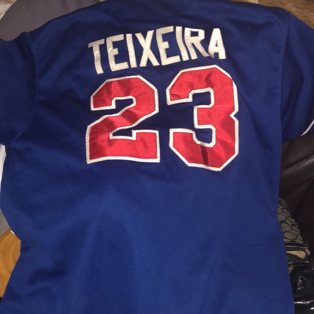 TEXAS RANGERS BASEBALL JERSEY